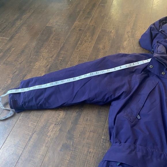 Eddie Bauer Ridge Gore Tex purple goose down hooded jacket - Picture 5 of 12